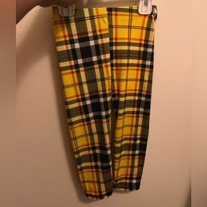 Toddler plaid leggings